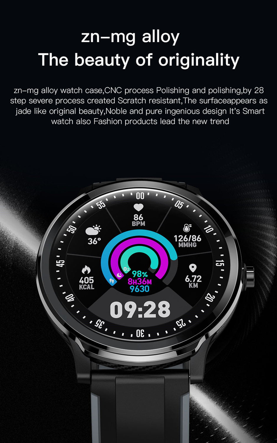 Smart watch fitness tracker