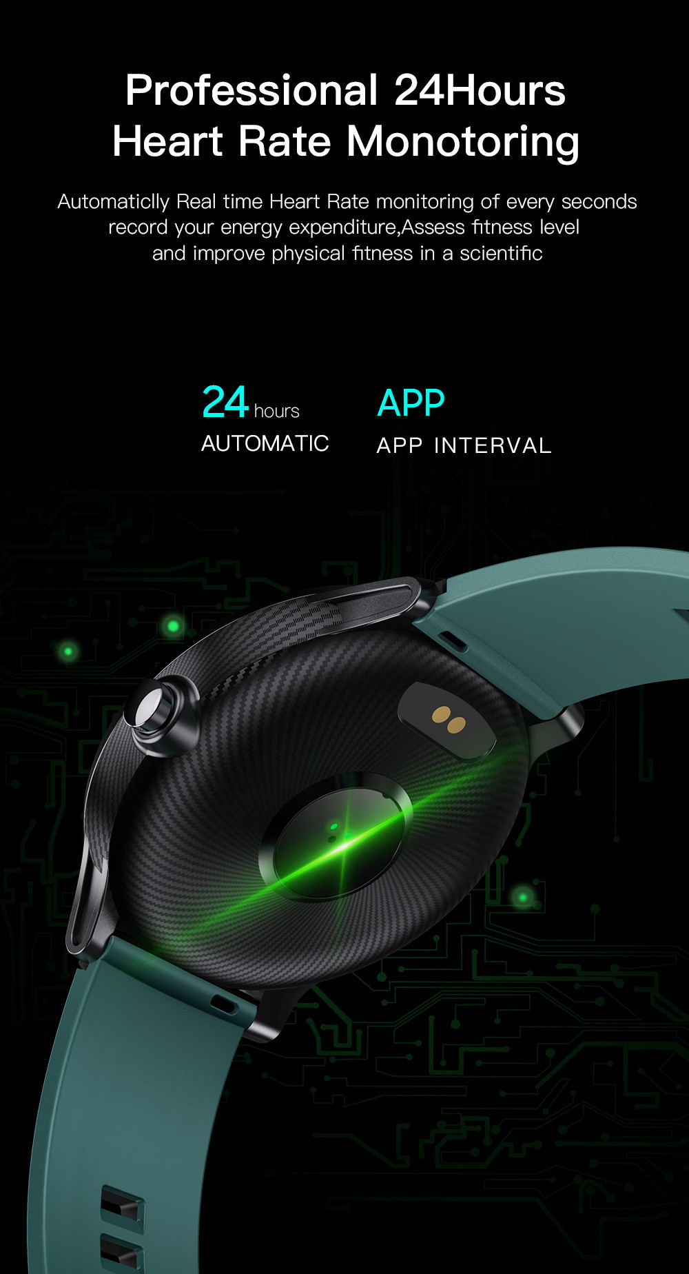 Smart watch fitness tracker