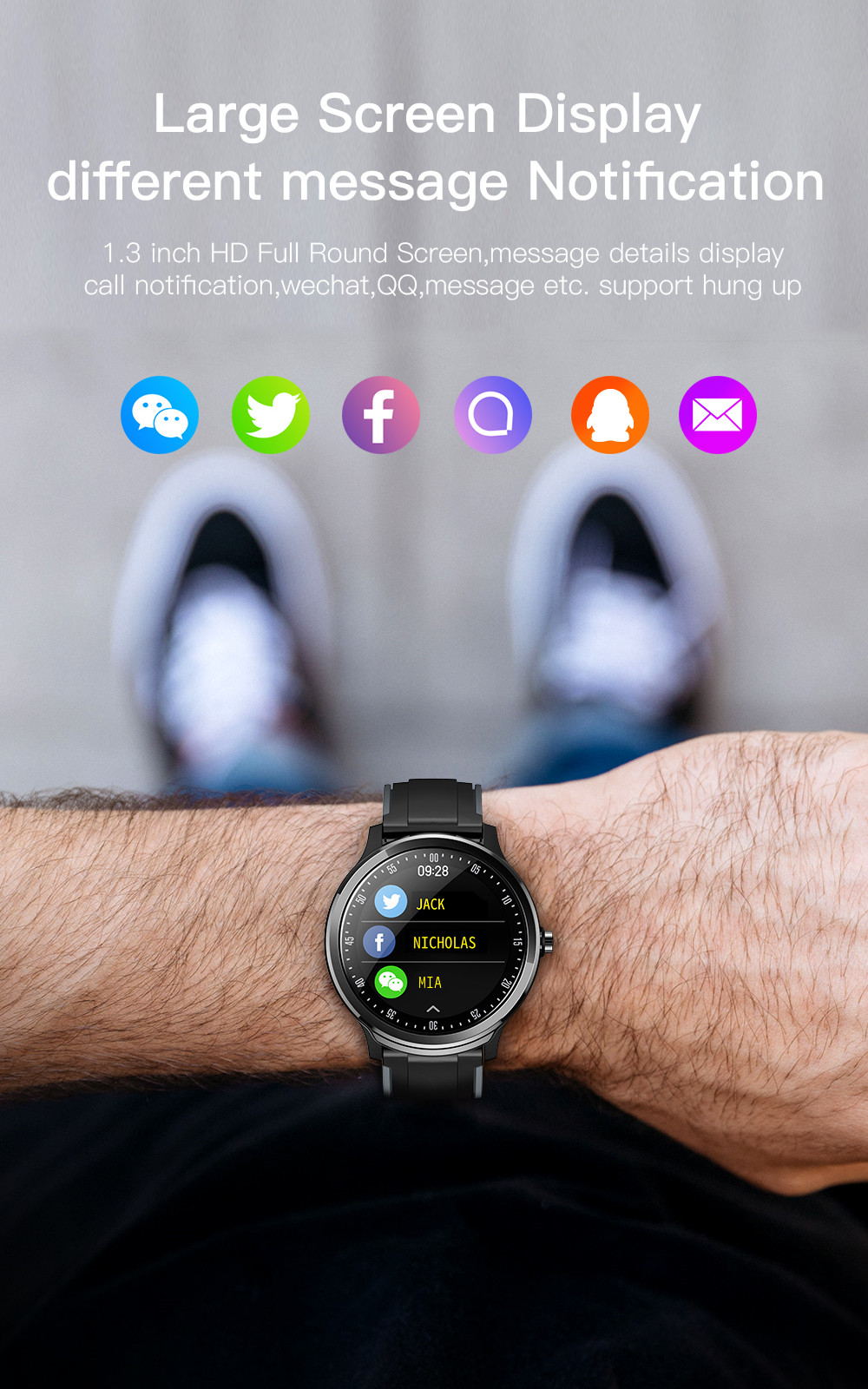 Smart watch fitness tracker