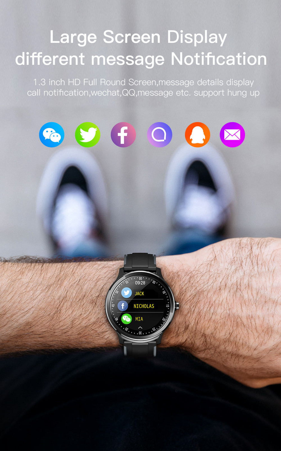 Smart watch fitness tracker