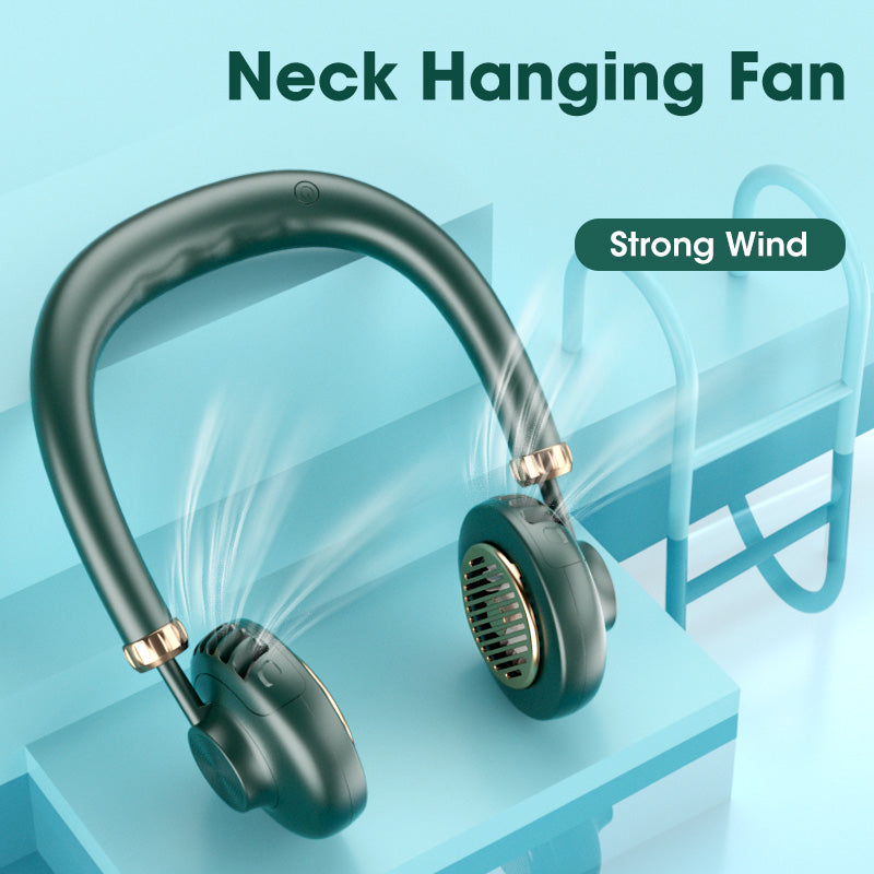 Neck fan portable